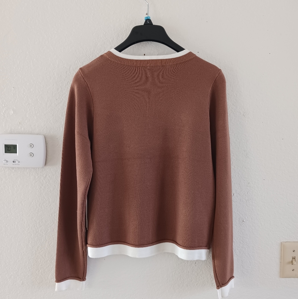 Cyrus Button‎ Front Contrast Cardigan - Picture 5 of 10